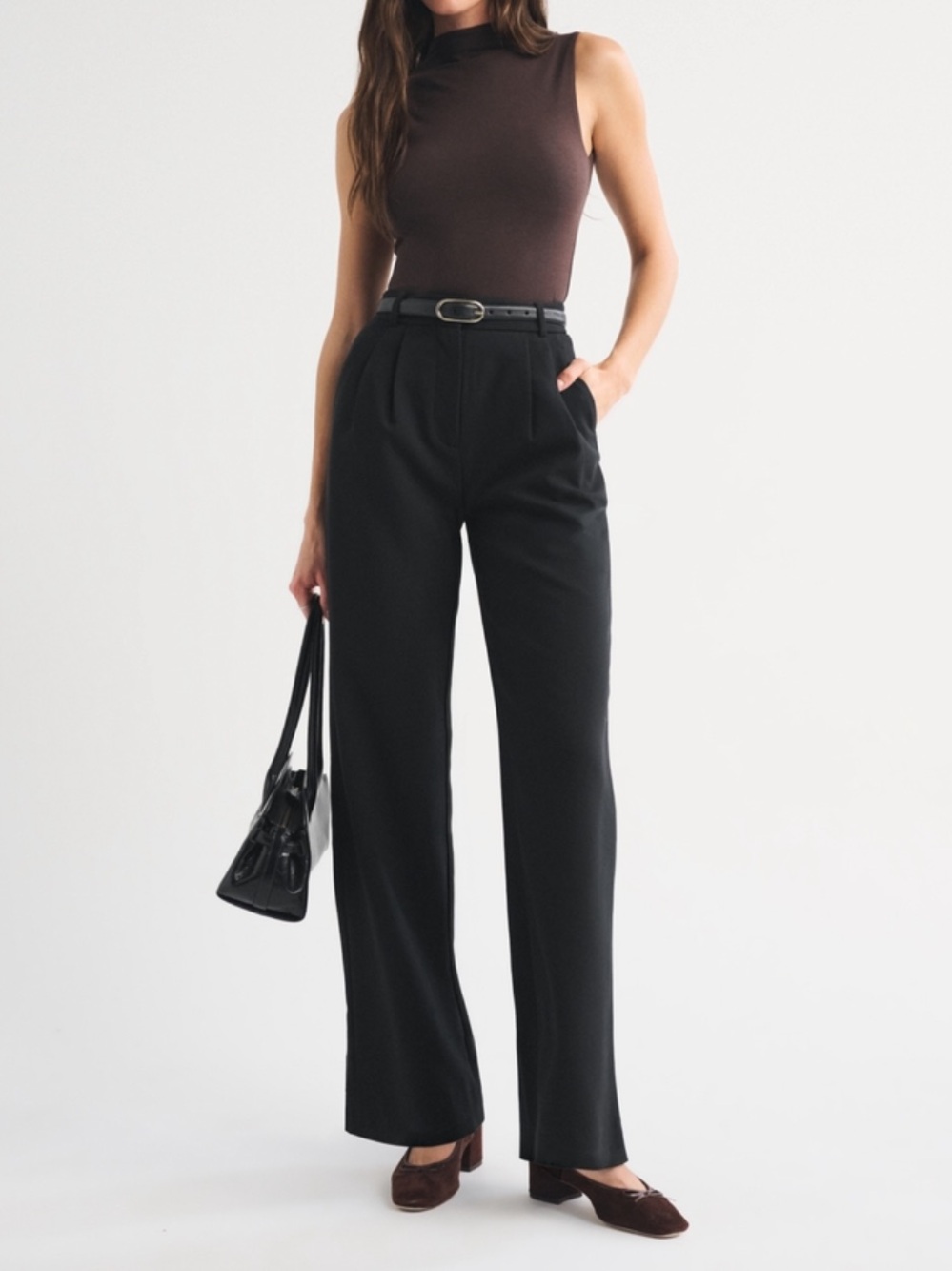 A&F Sloane Tailored Pant in size 4 Tall/Long